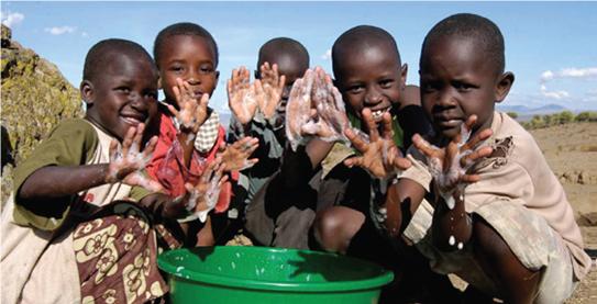 Even Boys can learn to wash hands